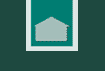 Logo Immobiliare Vandelli (Casetta stilizzata verde chiaro su fondo verde smeraldo)